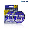 TRECCIA SUNLINE PE-EGI ULT 120m 4.5KG PE0.6 0.128mm PESCA EGING CALAMARO SEPPIA