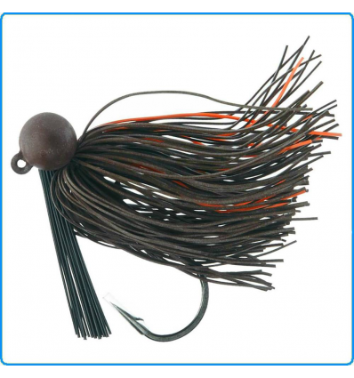 ARTIFICIALE Touchdown lead flat rubber jig RIVER2SEA 1/2oz RJ11 PESCA LAGO TROTA PERSICO