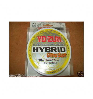 FLUOROCARBON HYBRID ULTRA SOFT YO-ZURI 20LBS 9.7kG 0.438 mm 250MT MADE IN JAPAN