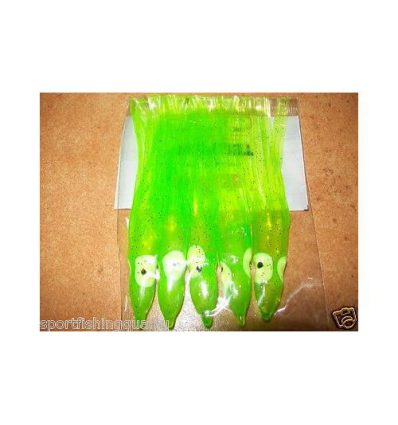 OCTOPUS TRAINA TIPO YO-ZURI CM 9 COLORE FLUO GREEN CONF 5PZ