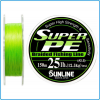 DYNEEMA SUPER PE SUNLINE 15lb 0.205mm 150mt kg7.5 color Green SPINNING BOLENTINO