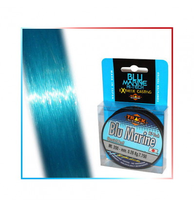 LENZA BLUE MARINE TRACK LINE 200mt 0.26mm 7.7kg