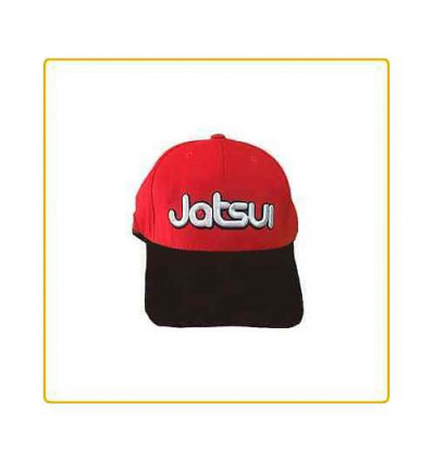 CAPPELLINO CON VISIERA JATSUI ROSSO CON LOGO JATSUI TAGLIA UNICA