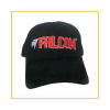 CAPPELLINO CON VISIERA FALCON NERO CON LOGO FALCON TAGLIA UNICA