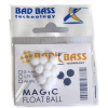 ATTRATTORI BAD BASS MAGIC FLOAT BALL COLORE WHITE 4mm PER TERMINALI CONF 10PZ