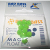 ATTRATTORI BAD BASS MAGIC FLOAT BALL COLORE GREEN 6mm PER TERMINALI CONF 10PZ