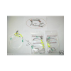 TERMINALI BOLENTINO PIRANHA FISHING LINE SET 3PARATURE PER SARAGHI E PAGELLI