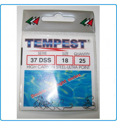 AMI TEMPEST 37DSS N18 25PZ PESCA BOLOGNESE INGLESE FEEDER DA CARPA TROTA SPIGOLA