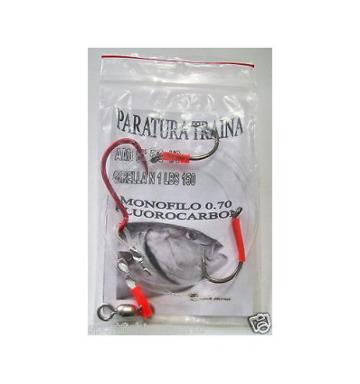 TRAINA TRE PARATURE RICCIOLA IN FLUOROCARBON 100%25