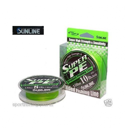 DYNEEMA SUPER PE SUNLINE 30lb 0.285mm 150mt KG15 color Green MADE IN JAPAN