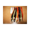 OCTOPUS TRAINA CM9 BLACK ORANGE YELLOW CONF 5PZ PESCA BARCA LAMPUGHE PALAMITE