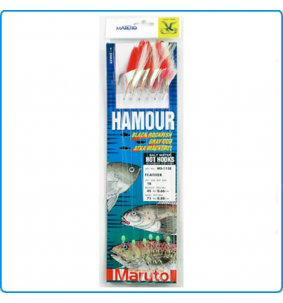 FINALE SABIKI MARUTO HAMOUR MS515E MT3.5 6AMI 3/0 4/0 DRESSATI PARAGHI OCCHIONI