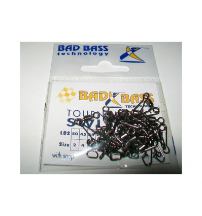 GIRELLE ROLLING CON MOSCHETTONE BAD BASS N6 CONF 20PZ