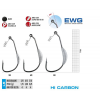 Ami Gamakatsu Worm EWG Weighted Spring Lock size3/0 Qtà 4Pz weight 1.75g