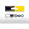 GIRELLE COLMIC TIPO ROLLING SWIVEL CON WITH INTERLOCK SNAP COLORE GUN SMOKE N6 PZ6