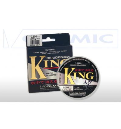 FLUOROCARBON 100% KING COLMIC KUREHA MADE IN JAPAN 50mt 0.148mm 2.35Kg