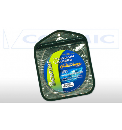 WIND-ON COLMIC SEAGUAR PREMIER 100% FLUOROCARBON 0.70mm 70LB 31.8Kg 25FT 7.62MT