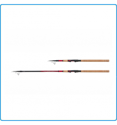 CANNA SPINNING CATANA EX TELESPIN SHIMANO 1.8MT 3-14g TROTA CHEPPIA BLACK BASS 