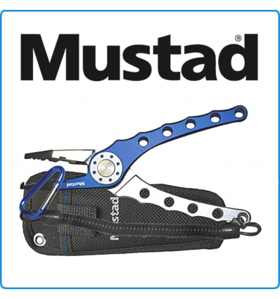 PINZA ALLUMINIO MUSTAD FEATHERWEIGHT ALUMINUM PLIER MULTIUSO PER PESCA SPORTIVA