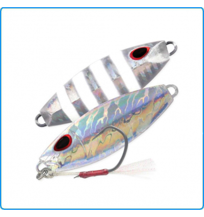 ARTIFICIALE STORM GOMOKU SLOW ROCKER 40g UV NAKED FLASH ZEBRA SLOW PITCH JIGGING