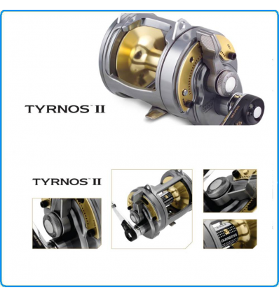 MULINELLO SHIMANO Tyrnos 50lb 2-Speed LRS PESCA TRAINA DENTICE RICCIOLA