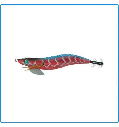 TOTANARA LUMINOSA SEA EGI 3.0 10CM 14g RED BLU EGING PER SEPPIE CALAMARO TOTANI