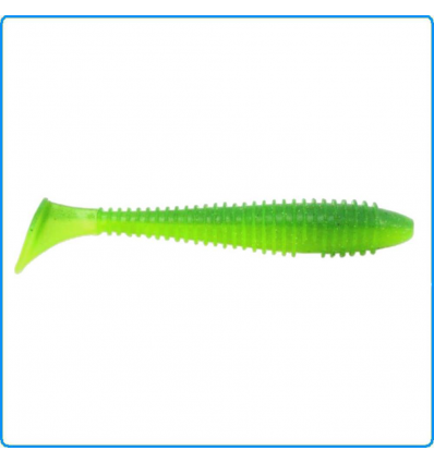 ARTIFICIALI SOFT BAIT KEITECH FAT SWING IMPACT 4.8" LIME CHARTTREUSE SPINNING
