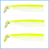 BLACK MINNOW FIIISH SHAD N5 160mm JAUNE BLANC FLUO PESCA BARCA SPINNING VERTICAL 