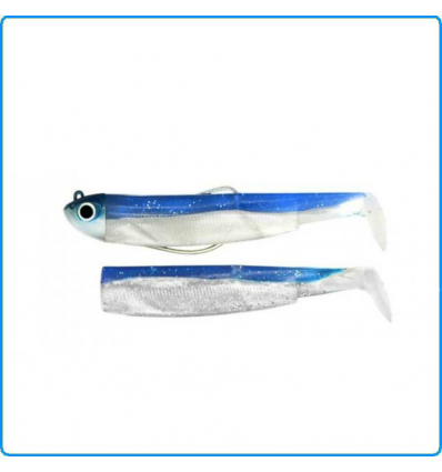 ARTIFICIALE FIIISH BLACK MINNOW COMBO SHORE N2 90mm 5g BLEU SPINNING MARE LAGO