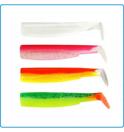 BOX FIIISH COLOR FLASHY N3 BLACK MINNOW 120mm 4PEZZI SPINNING SPIGOLA BARRACUDA