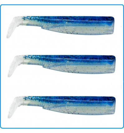 BLACK MINNOW FIIISH SHAD TAG N4 140mm BLEU LAGON PESCA VERTICAL DENTICE RARAGO