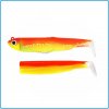 BLACK MINNOW FIIISH 70mm 3g N1 COMBO SHORE ORANGE JAUNE SPINNING MARE LAGO FIUME