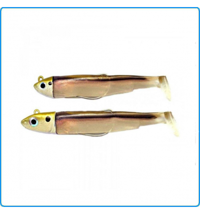 BLACK MINNOW FIIISH 70mm 2COMBO SHORE 3g OFFSHORE 6g TROTA SPINNING LAGO FIUME