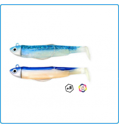 BLACK MINNOW FIIISH n3 120mm COMBO 2X SEARCH 18g BLUE LAGOON ROSE SPINNING MARE