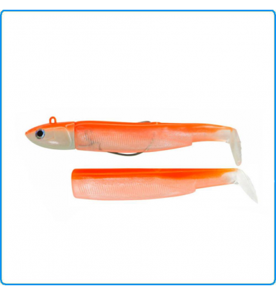 BLACK MINNOW FIIISH n4 140mm COMBO DEEP 60g ORANGE FLUO PESCA SPINNING JIGGING 