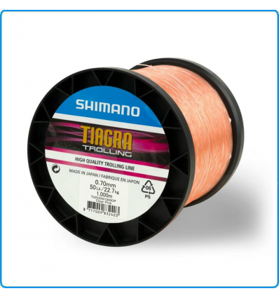 FILO SHIMANO TIAGRA TROLLING 1000m 50LB 0.70mm 22.7KG ROSA PESCA TRAINA DENTICI