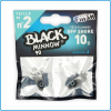 JIG HEAD OFF SHORE BLEU 10g N2 BLACK MINNOW 90mm FIIISH 2PZ SPINNING SPIGOLA