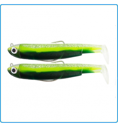 FIIISH BLACK MINNOW N3 120mm COMBO SHORE GREEN POISON 12g SPINNING SERRA LAMPUGA