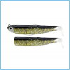 BLACK MINNOW FIIISH COMBO SHORE 12g N3 120mm NERO ORO SPINNING SERRA BARRACUDA