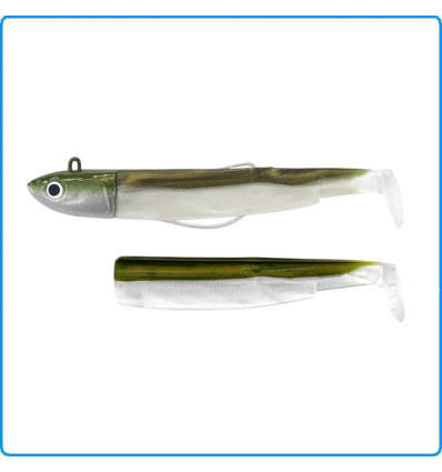 BLACK MINNOW FIIISH 120mm 37g+10 TAG N3 COMBO DEEP KAKI PESCA SPINNING VERTICAL