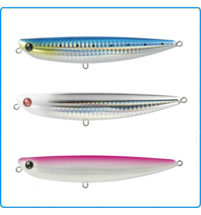 ARTIFICIALE WTD SPINNING SEASPIN PRO-Q 120 SET 3 COLORI PESCA SPIGOLA BARRACUDA