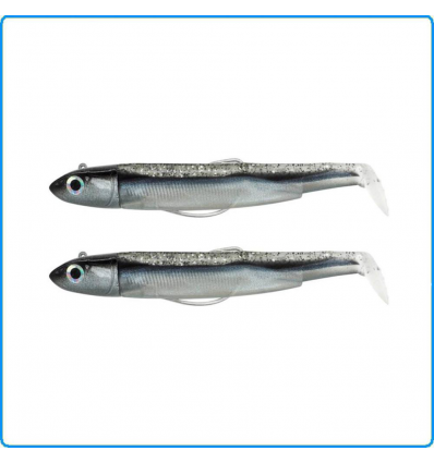 FIIISH BLACK MINNOW 2COMBO OFF SHORE 120mm 25g BLACK MULLET SPINNING DA SPIGOLA