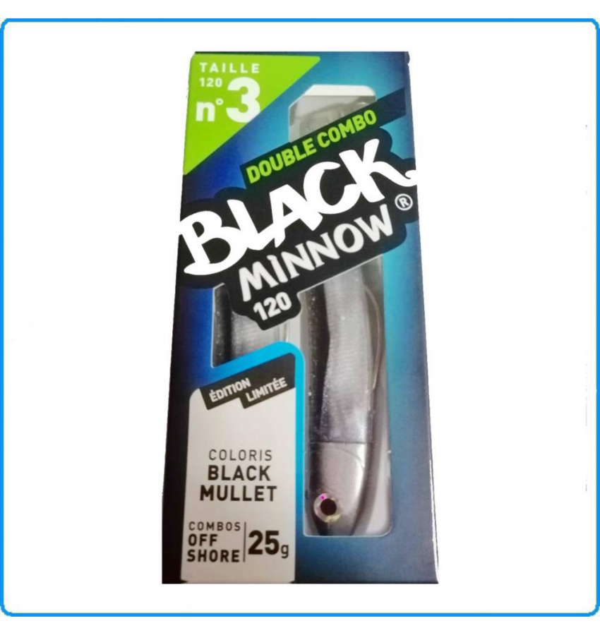 Fiiish Black Minnow nº3 - 120 - 25g 2X Combos Off Shore