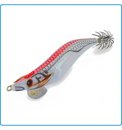 TOTANARA LUMINOSA DTD WHITE KILLER 3.0 ROSSO 9CM PESCA EGING CALAMARI E SEPPIE