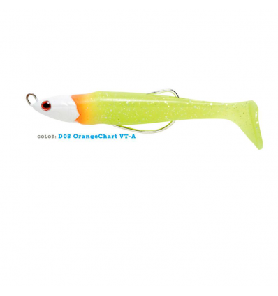 ARTIFICIALE LIMBER KEEL ACQUAWAVE 120mm 28g COLORE D08 ORANGE CHART