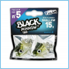 JIG HEAD SHALLOW KAKI 15g N5 2PZ BLACK MINNOW 160mm FIIISH SPINNING MARE SPIGOLA