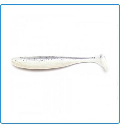 ARTIFICIALI SOFT BAIT KEITECH EASY SHINER 4"GHOST PEARL ESCA SPINNING MARE LAGO 