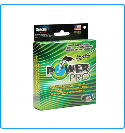 TRECCIATO SHIMANO POWER PRO SPECTRA MOSS GREEN 0.13mm 8KG 18LB 275m DA SPINNING