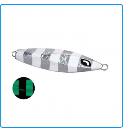 ARTIFICIALE DA PESCA JIG SHIMANO OCEA WING 135g ZEBRA GLOW SLOW PITCH DENTICE