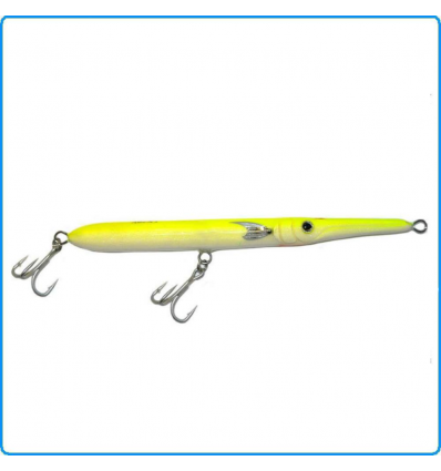 ARTIFICIALE HERAKLES CRUNA 20.5CM 35g NEEDLE CHARTREUSE BACK PESCA SPINNING MARE